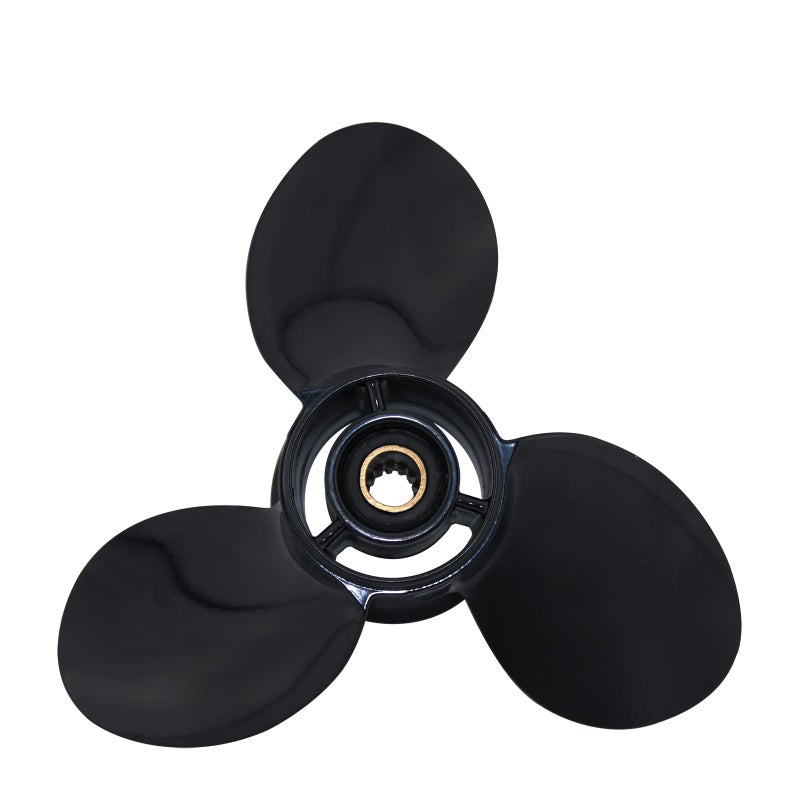 CAPTAIN Aluminum Outboard Propeller Fit Evinrude/Johnson Engines 8-15HP 13Tooth Spline RH (9.25x10) - Image 4